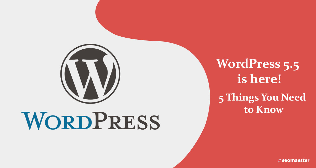  WordPress 5.5 is here! 5 Things You Need to Know