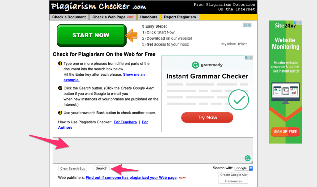 Plagiarism Checker